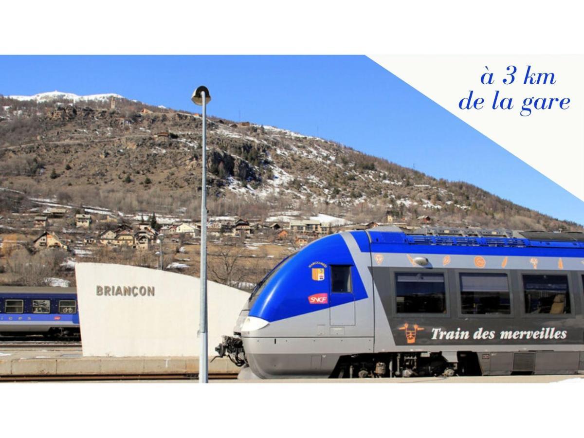 Mas De Blais Appartement Chaleureux A 5 Minutes Des Pistes บรีอองซง ภายนอก รูปภาพ
